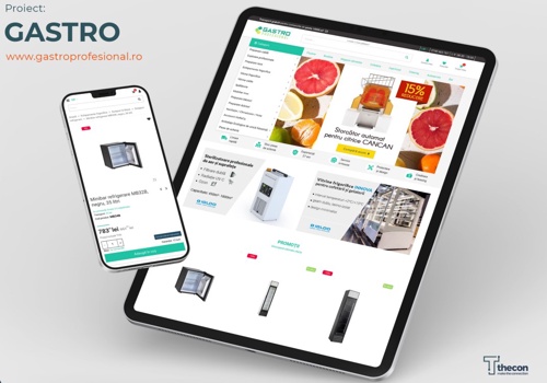 E-Commerce Development Package Example: E-commerce: Gastroprofesional.ro