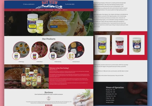 Web Design Package Example: Website redesign