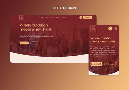 Web Design Package Example: Mad Capper - Web Design