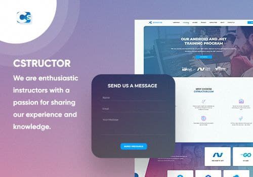 Web Design Package Example: Cstructor