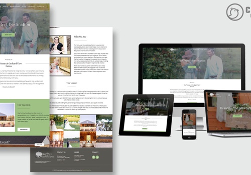 Logo Package Example: Logo / Website - Wedding Venue in Cumberland, VA