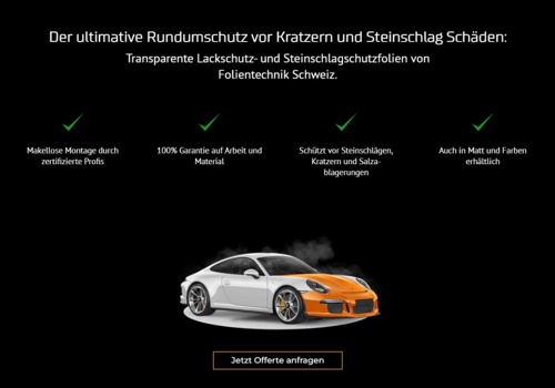 Web Design Package Example: Auto Protection Website – WordPress