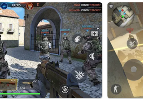 Mobile App Development Package Example: Combat Game