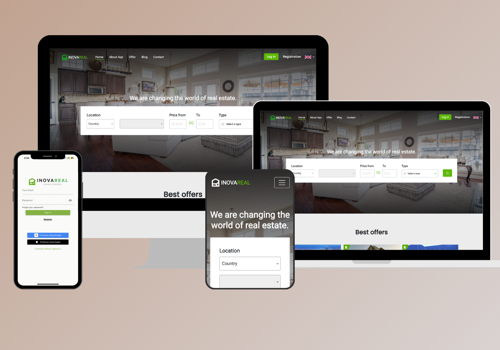 Web Development Package Example: Inova Real Web and Mobile App Development