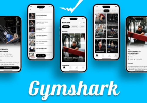 Mobile App Development Package Example: Gymshark