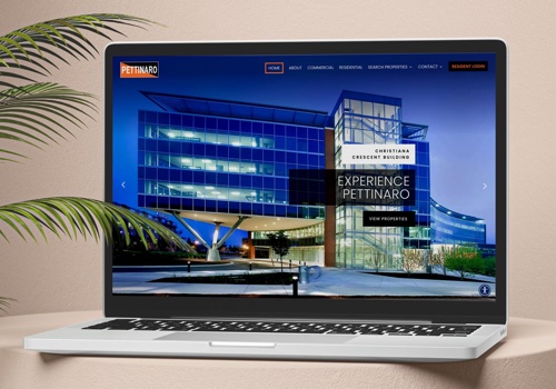 Web Design Package Example: Pettinaro — Full Website Re-design