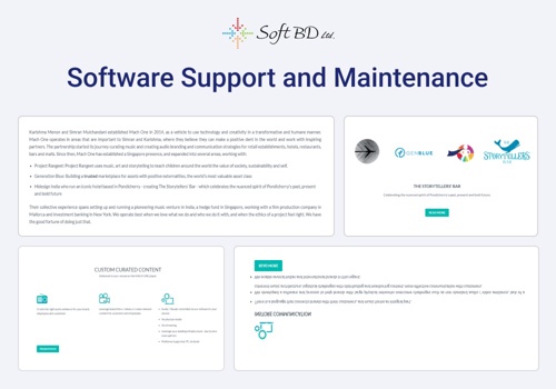 Content Writing Services Package Example: Software Support and Maintenance