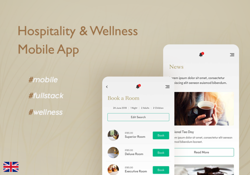 Mobile App Development Package Example: Hospitality and Wellness Mobile App