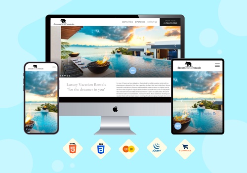 Web Development Package Example: Dreamexoticrentals