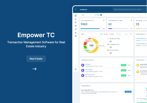 Custom Software Development Package Example: Empower TC: Transaction Management Software