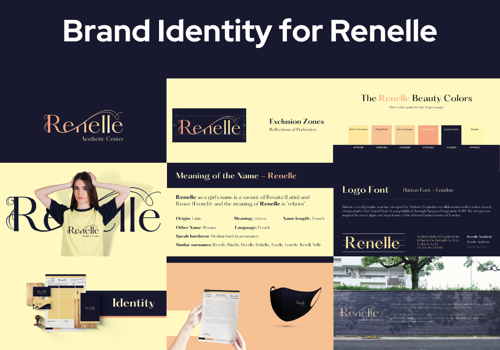Branding Package Example: Logo Design & Branding for Renelle