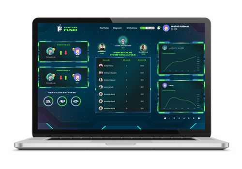 Blockchain Package Example: Fusio Fantasy Portfolios: gamified fintech