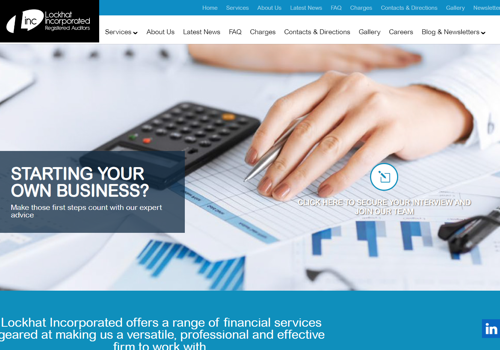 Web Development Package Example: Lockhat Incorporated