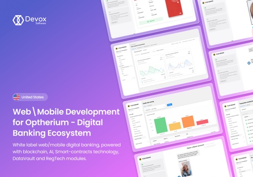 Custom Software Development Package Example: Web\Mobile Services for Optherium -Digital Banking