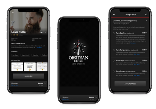 Mobile App Development Package Example: Obsidian Edge