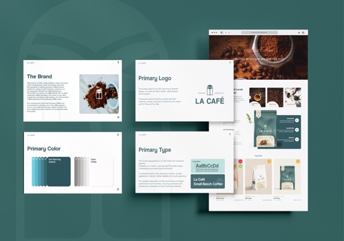 Branding Package Example: Website Development & Branding for a Coffee Brand