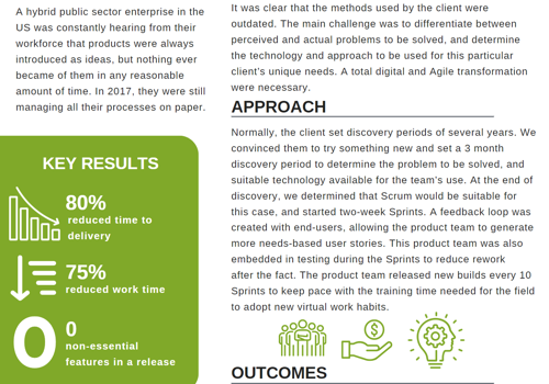 Other IT Consulting and SI Package Example: From Paper Processing to Digital Workflows
