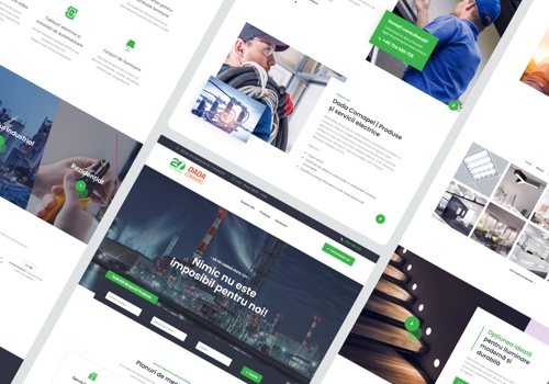 Branding Package Example: Website for Professional Electrical Products