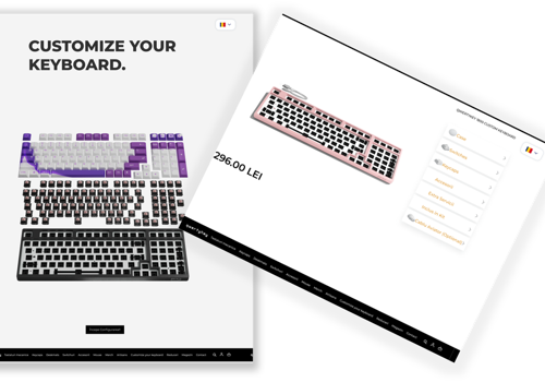Web Development Package Example: From WooCommerce to Shopify: Custom Configurator