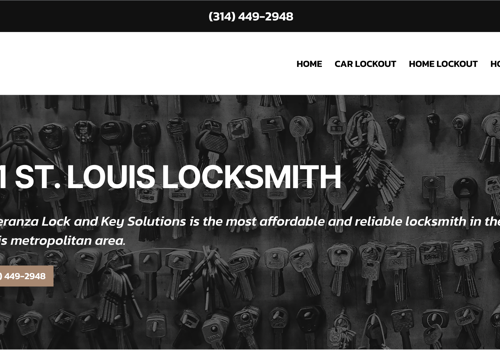 Web Design Package Example: Web Upgrade for St. Louis Locksmith