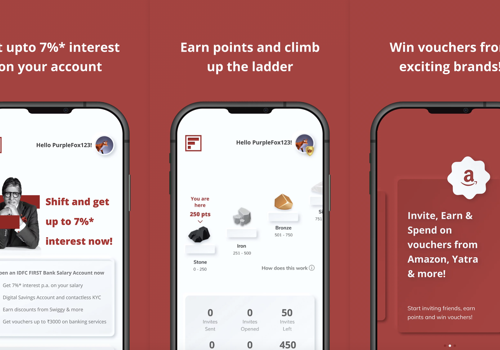 UX/UI Design Package Example: Crafting a best-in-class referral program for IDFC