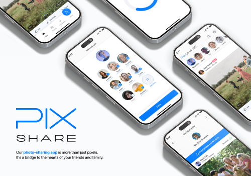 Mobile App Development Package Example: PixShare