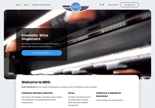 UX/UI Design Package Example: Comprehensive Rebrand for Multi-Distribution