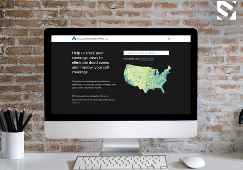 Web Design Package Example: Cell Coverage Mapping Project