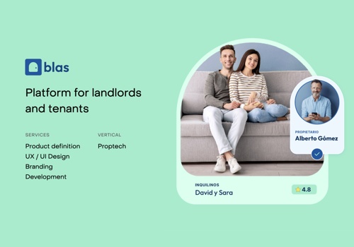 Web Design Package Example: Platform for landlords and tenants