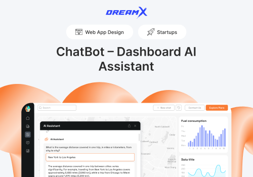 UX/UI Design Package Example: ChatBot - Dashboard AI Assistant Design