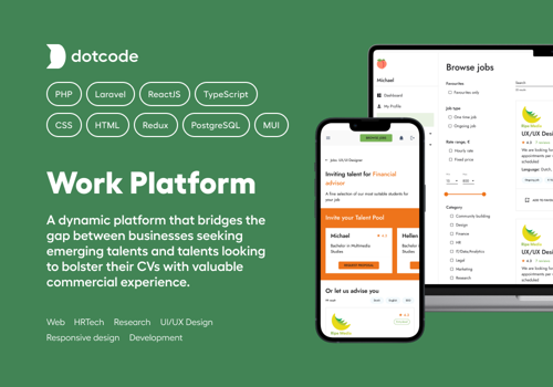 Custom Software Development Package Example: Jobs Marketplace