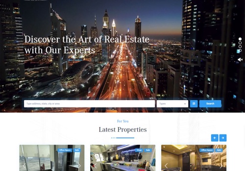 Web Design Package Example: Real Estate Website
