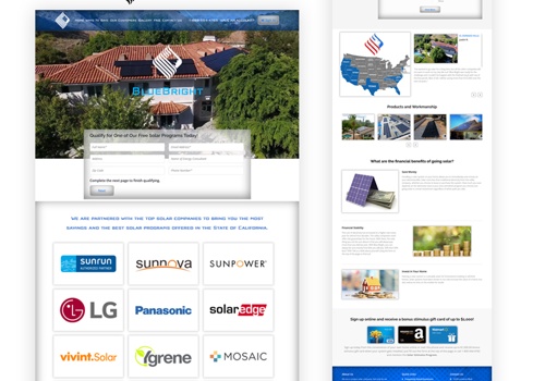 Web Development Package Example: Bluebrightinc