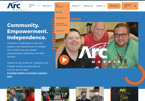 Web Design Package Example: Arc/Morris