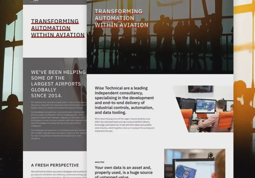 Web Design Package Example: Full web design & development in Webflow