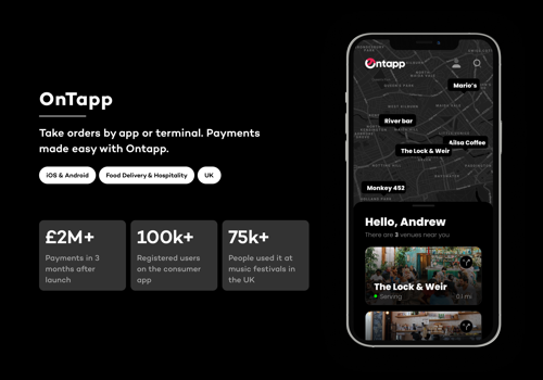 Mobile App Development Package Example: OnTapp