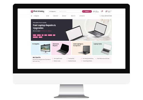 Search Engine Optimization Package Example: SEO & Web Design for IT Services Company