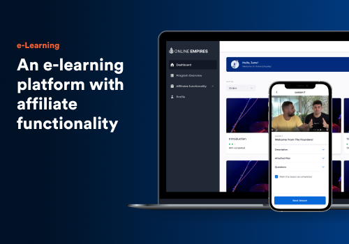 Web Development Package Example: Online Empires: An e-learning platform