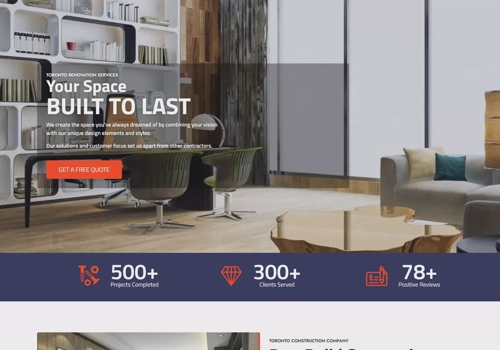 Branding Package Example: Durabuild Contracting Construction Website Design