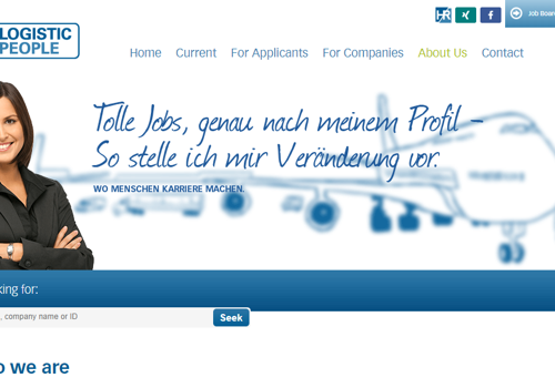 Web Development Package Example: Logistic web portal-  Logistic People