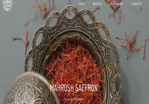 Branding Package Example: Website  Design and Development Almahrosh Foods