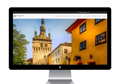 Web Development Package Example: Tour in Romania