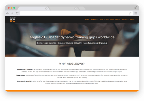 Custom Software Development Package Example: Angles90