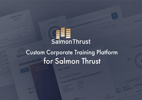 Custom Software Development Package Example: Custom Training Platform for Salmon Thrust