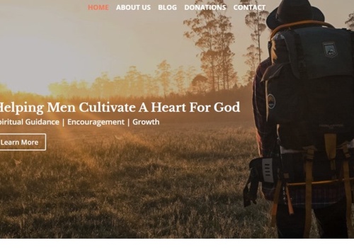 Web Design Package Example: Souls for Men