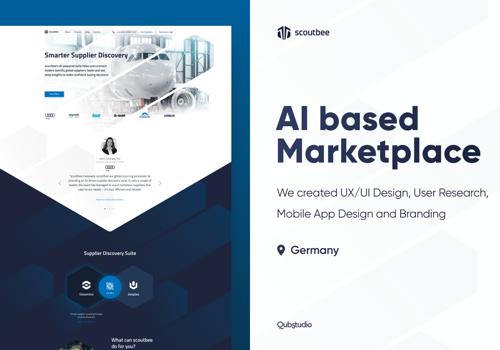 UX/UI Design Package Example: scoutbee