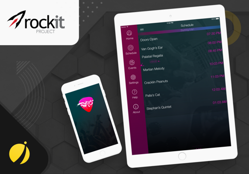 Mobile App Development Package Example: Rockit - Gig management tool