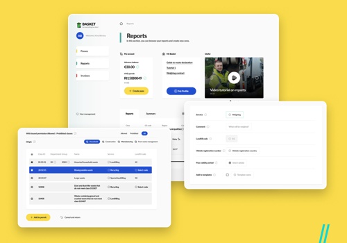 Web Design Package Example: Basket - Intranet development and maintenance
