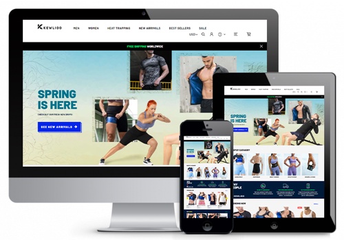 Web Design Package Example: Fitness/Fashion Company