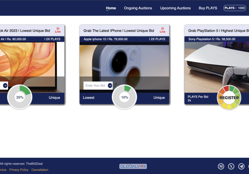 Blockchain Package Example: BiG Deal - Decentralised Auction Platform